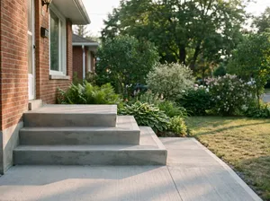 Front steps rebuild, Alta Vista