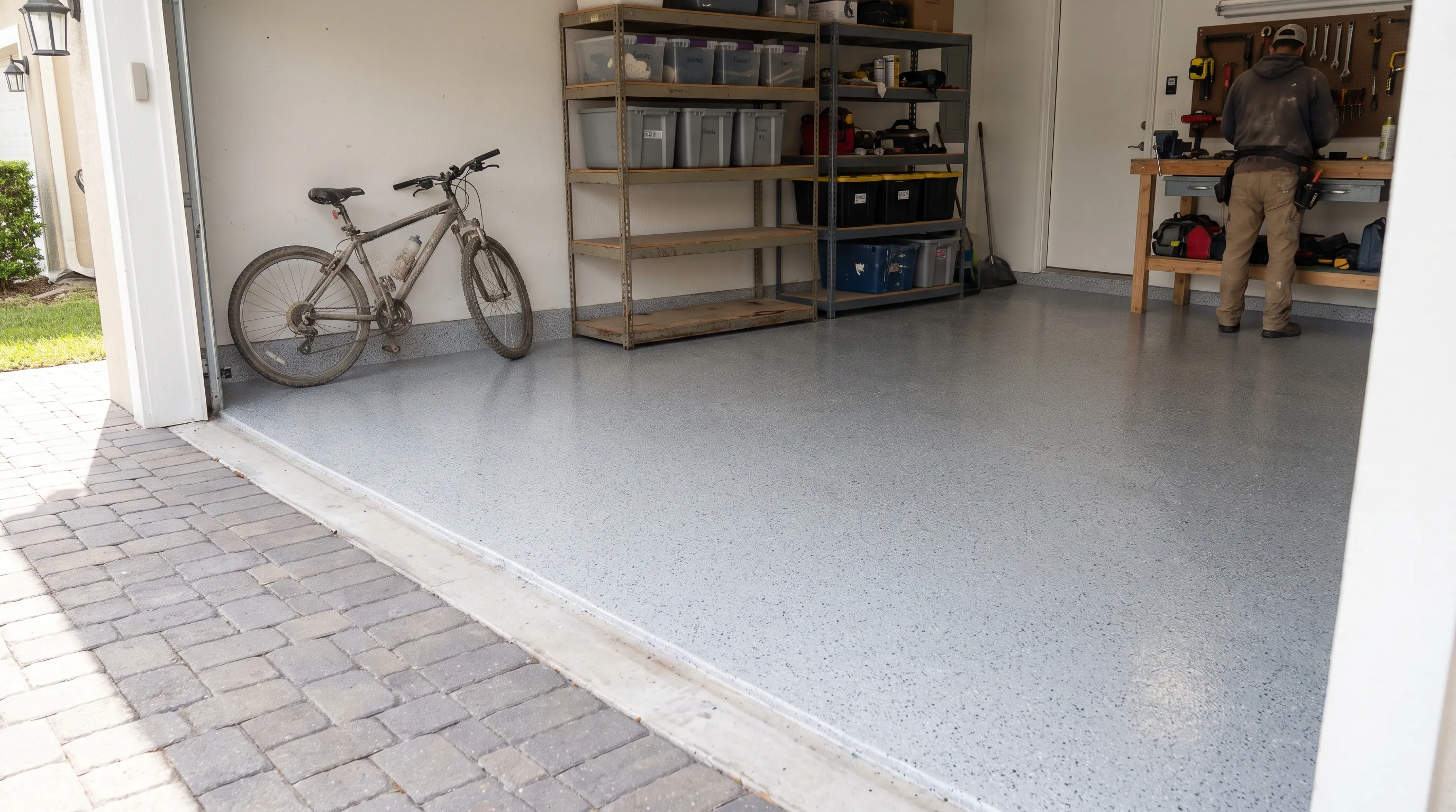Garage floor repair & coating, Ottawa