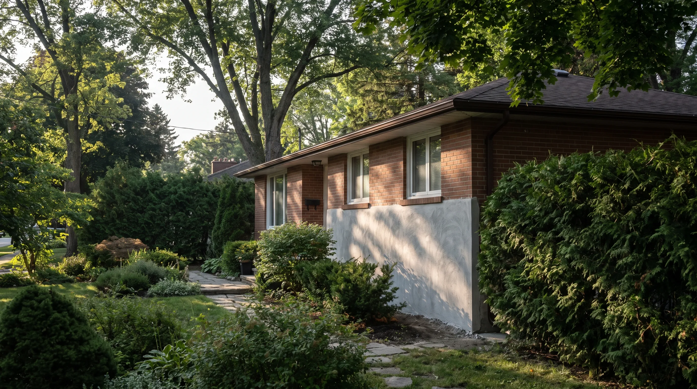 Recent concrete repair work in Kanata, Ottawa